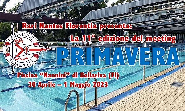 30/04 e 01/05/2023 - 11° MEETING DI PRIMAVERA - FIRENZE