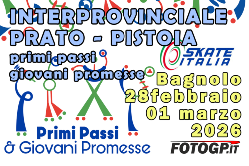 28/02 e 01/03/2026 - PROV. PISTOIA - PRATO- SKATE ITALIA